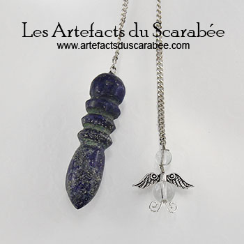 Pendule Égyptien des Initiés -Lapis Lazuli (Pouvoirs Psychiques) Pendule Égyptien des Initiés -Lapis Lazuli (Pouvoirs Psychiques)