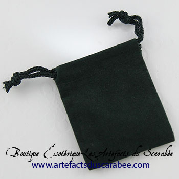 Pochette de Suèdine "Vert Forêt" - 05x07cm