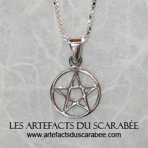Pendentif PENTAGRAME, argent 925 Nous faisons revivre l'histoire
